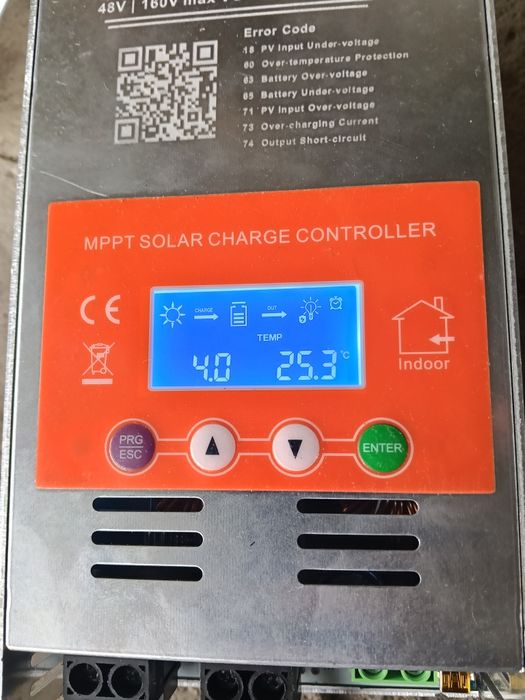 MPPT контроллер Makeskyblue 60а v124