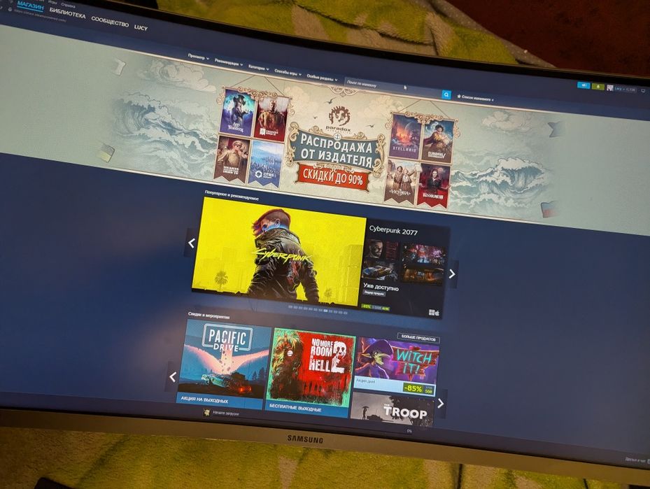 Монитор 2к 27" 144hz Samsung