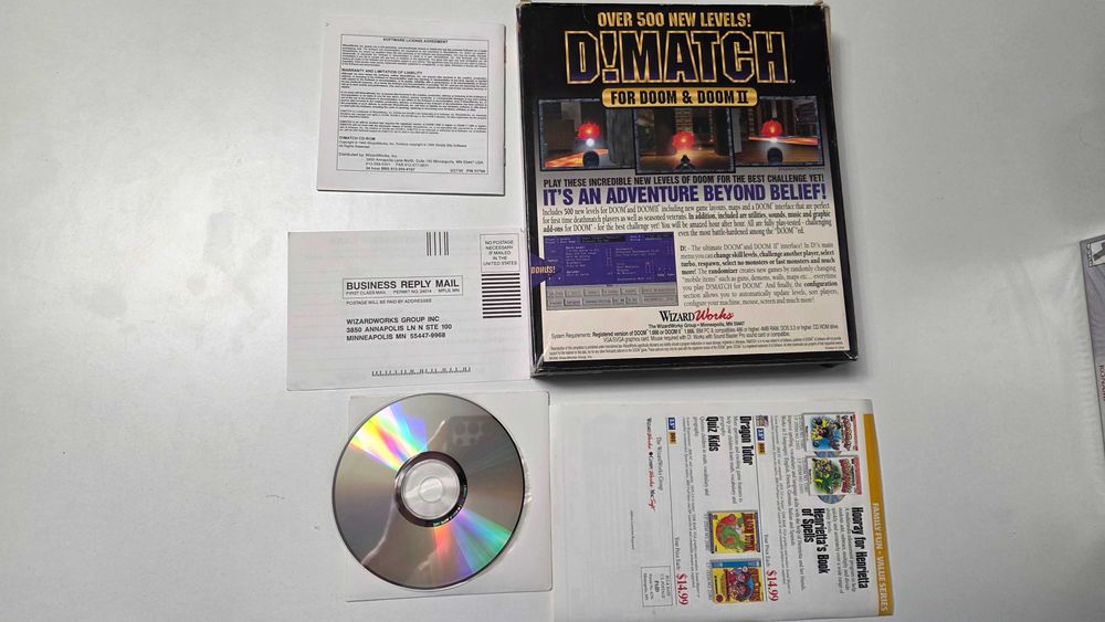 PC Deathmatch for Doom 1 & 2 premierowe wydanie big box