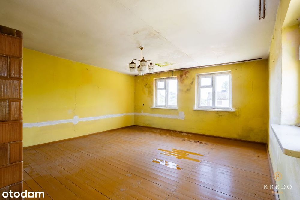 62,18 m² | 2 pokoje | Działka ok. 500 m² | Słupia, gm. Debrzno