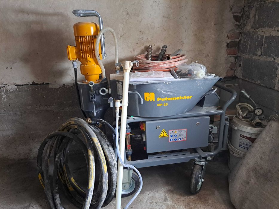 Agregat tynkarski Putzmeister MP 25., NOWY raz użyty
