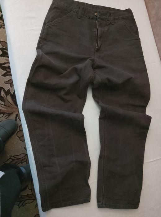 Коричневі джинси від світового бренду Carhartt