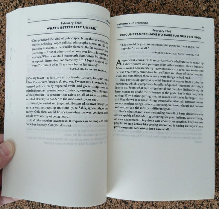 Livro - The Daily Stoic (Ryan Holiday & Stephen Hanselman)