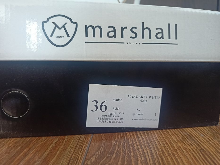 Buty ślubne Marshall 36