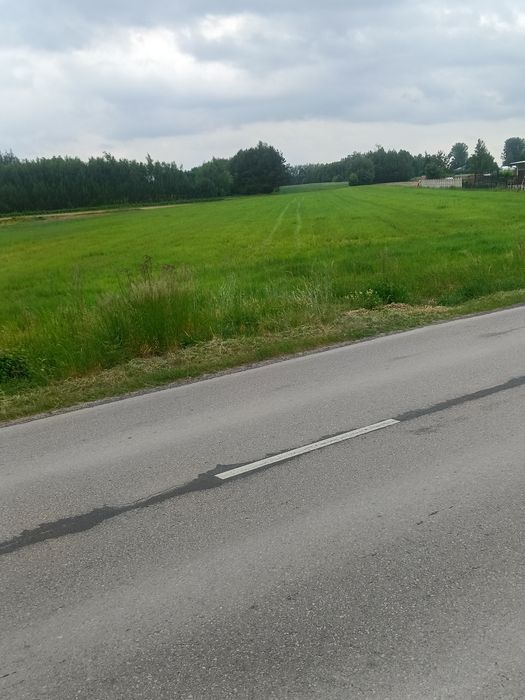 Oferta dla inwestora – możliwość zabudowy bliźniaczej (6 lokali) + potwierdzone media (PGE 40 kW, woda).     Wygnanów koło Drzewicy