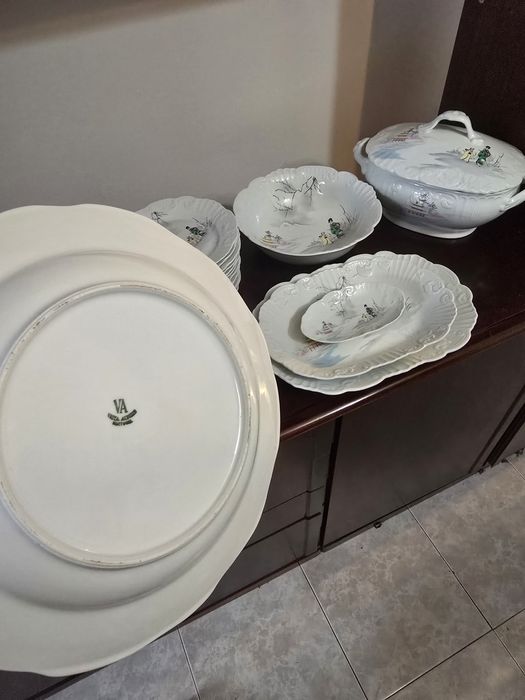 Serviço de jantar da Vista Alegre