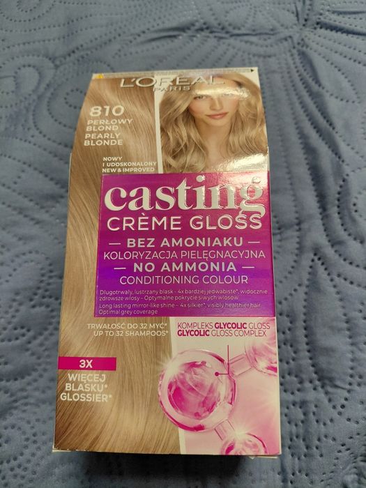 Farba do włosów Loreal perłowy blond
