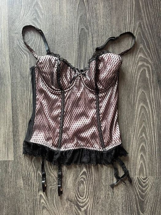 Ceriso Marks & Spencer top gorsetowy gorset z podwiązkami