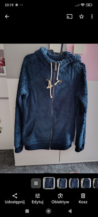 Bluza z kapturem oxylane roz S