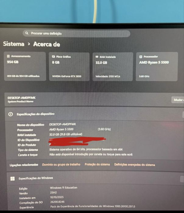 Computador gaming AMD