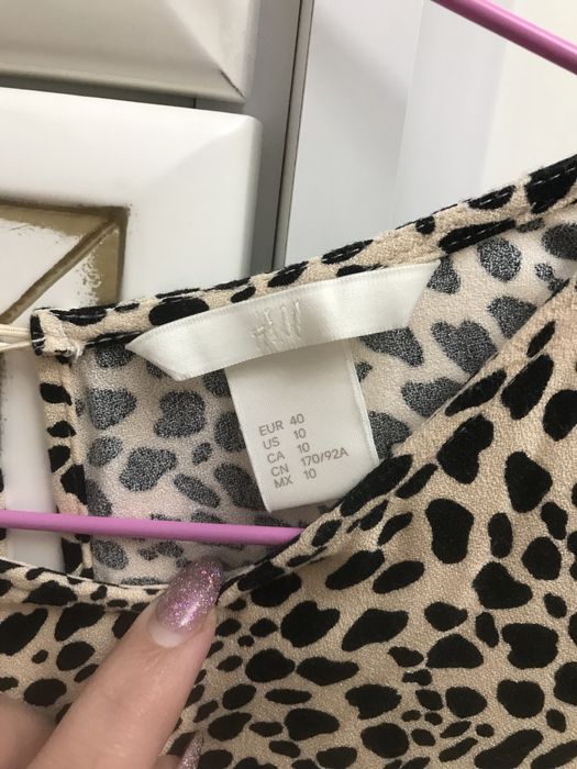 Сукня/плаття леопардовий принт H&M