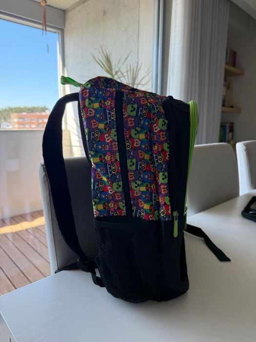 Mochila para criança Brawl Stars com lancheira e estojo