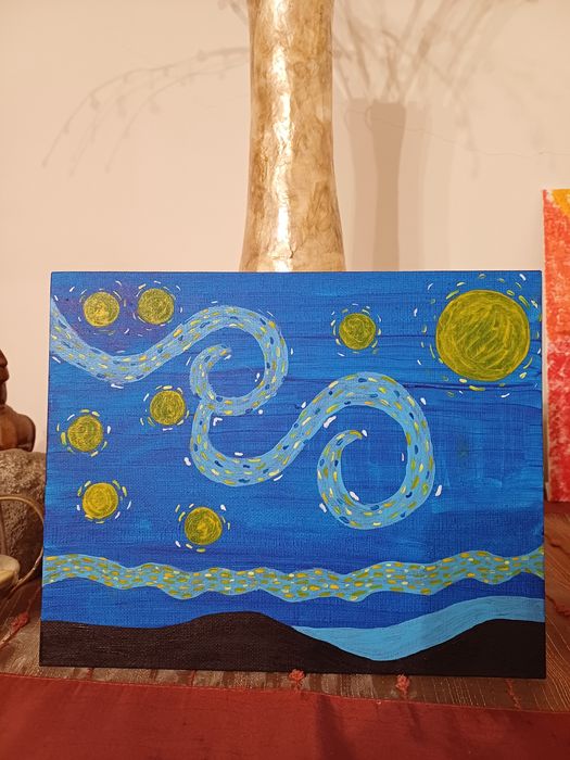 Tela pintada à mão