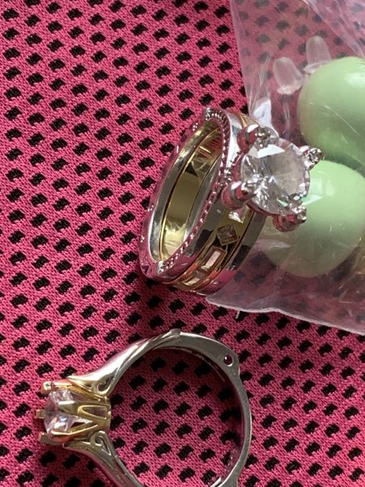 Серьги,кольца мед сплав