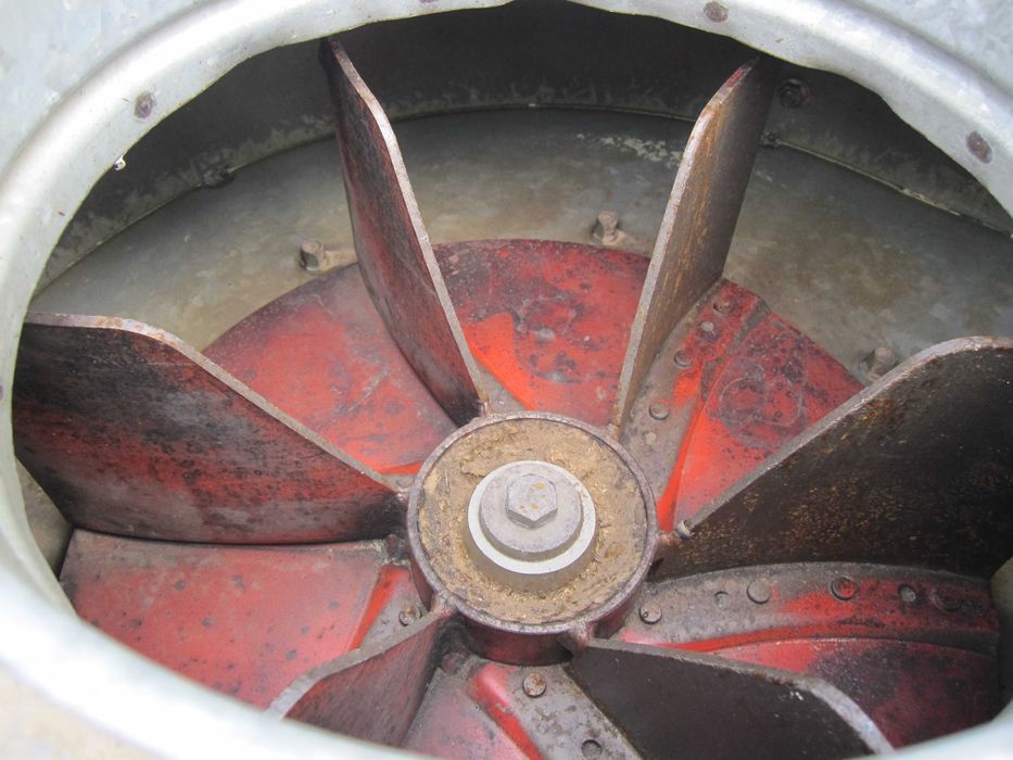 Odciąg 4 workowy pyłu trocin turbina 4 kw