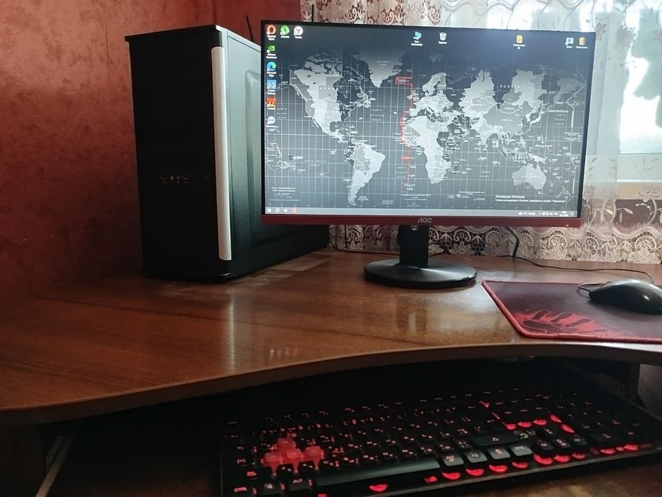 Ігровий ПК GTX 1070 / 16GB / SSD + HDD / Монітор  24,5