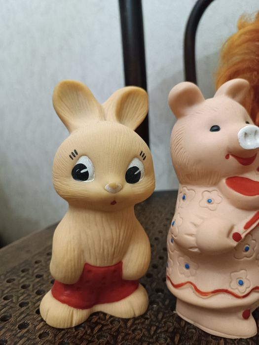 Игрушки резиновые времён СССР.