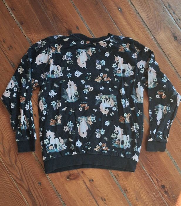 Camisola unicórnios H&M 10 anos