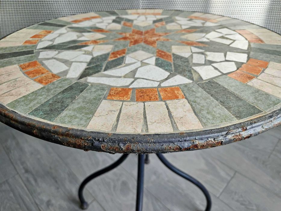 Mesa de Jardim Redonda