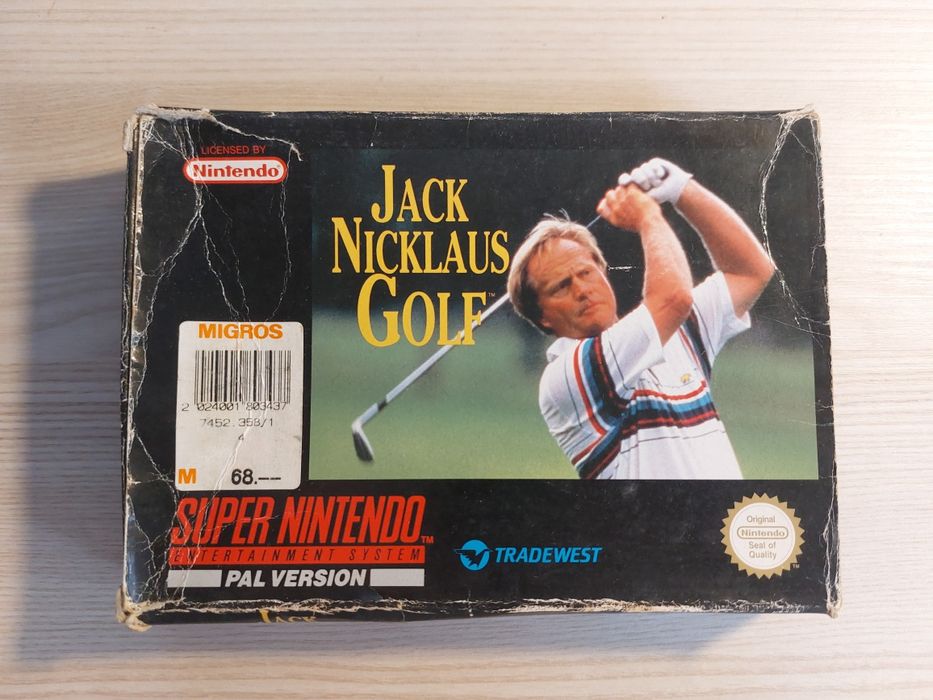 Jogo Jack Nicklaus Golf para Super Nintendo (SNES)