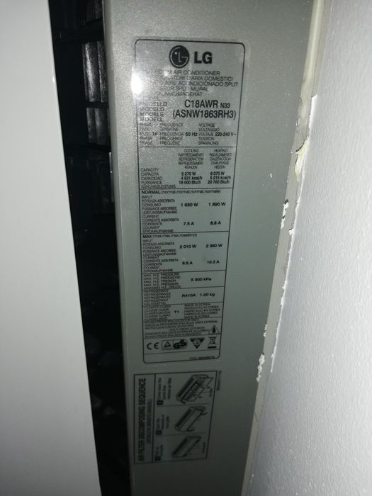 Ar condionado LG