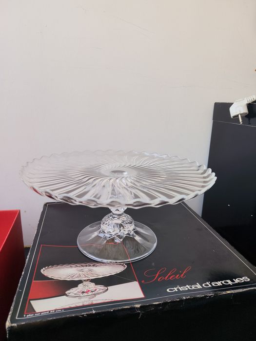 Fruteira cristal modelo Soleil da marca Cristal d'Arques, com 32 cm