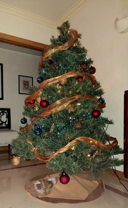 Árvore Natal + Decoração e Luzes