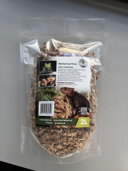Mech sphagnum torfowiec do terrarium 2L