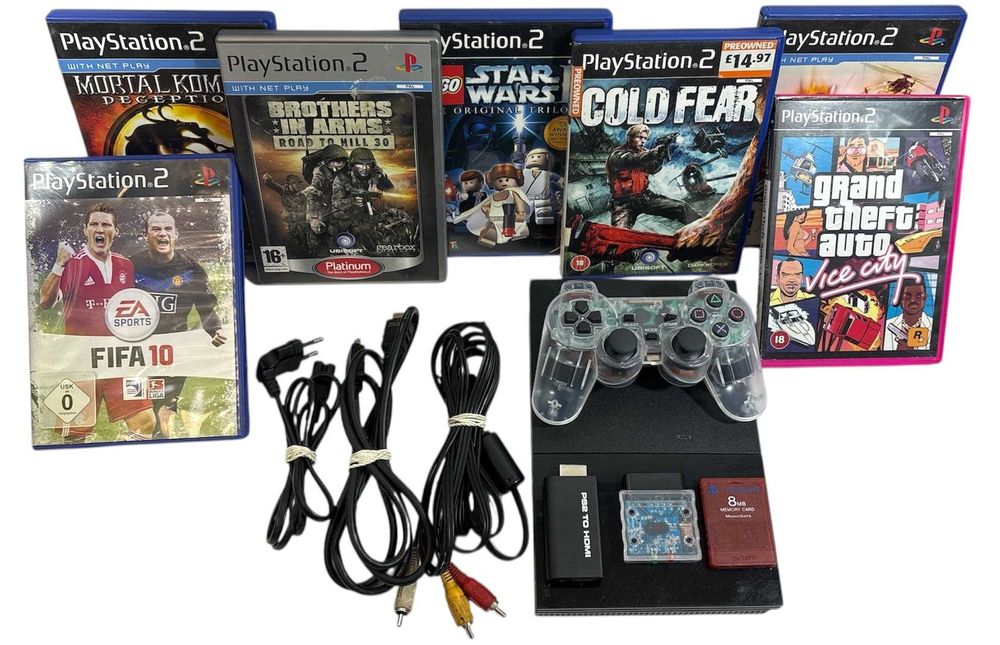 Konsola Sony Playstation 2 Slim SCPH-90004 z 7 grami