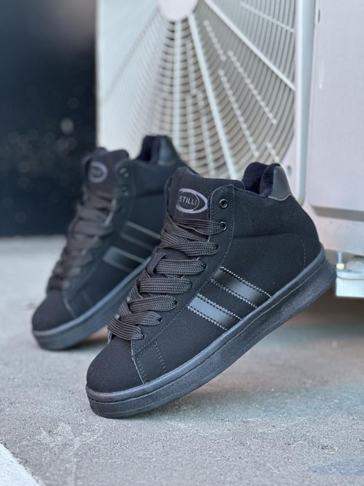 Кросівки чоловічі Stilli Campus зимові чорні /Зимние мужские кроссовки