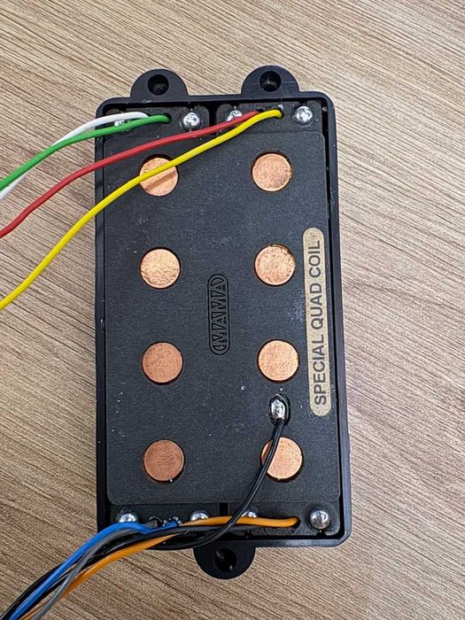 Zawodowy pickup do Musicman Stingray :: quadcoil + przełącznik 5-poz.