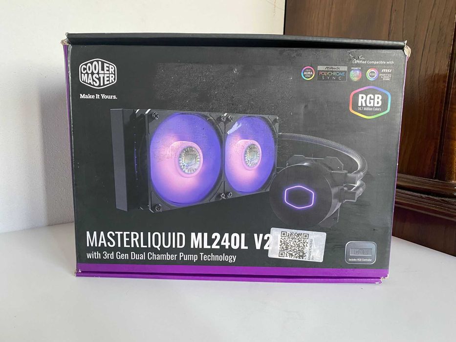 Watercooler Cooler Master MasterLiquid ML240L V2 Sobrado E Bairros