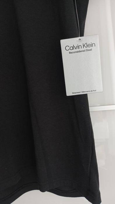 CALVIN KLEIN nowa czarna długa koszulka, t-shirt rozm. M