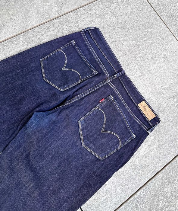 Spodnie jeansowe LEVIS STRAUSS Demi Curve męskie jeansy Denim USA W30