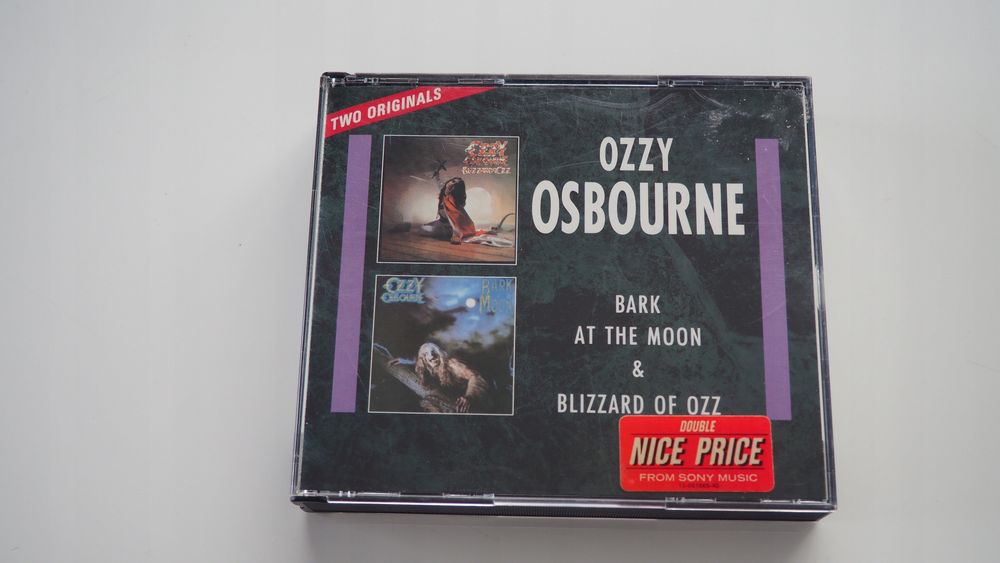 OZZY OSBOURNE - Bark At The Moon / Blizzard Of Ozz 2CD 1992, STAN NM-/EX-