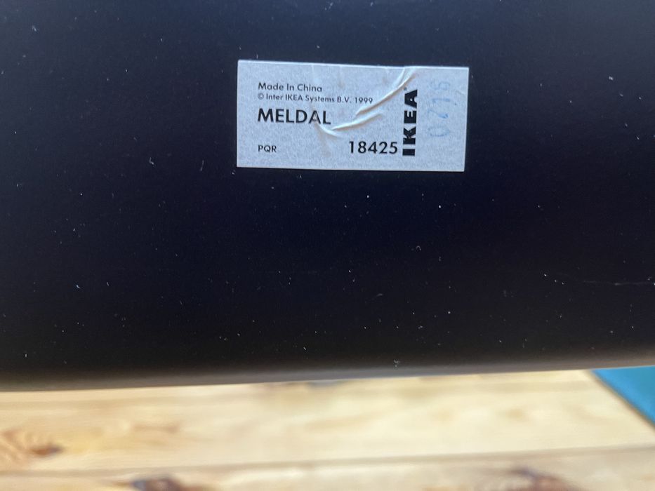 Łóżko metalowe Meldal Ikea czarne