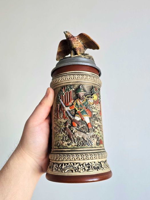 Myśliwski kufel kolekcjonerski Gerz