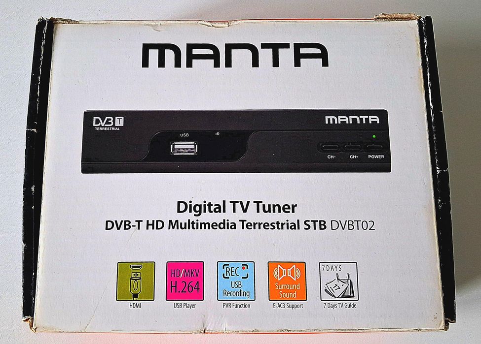 Dekoder manta DVB-T DVBT02