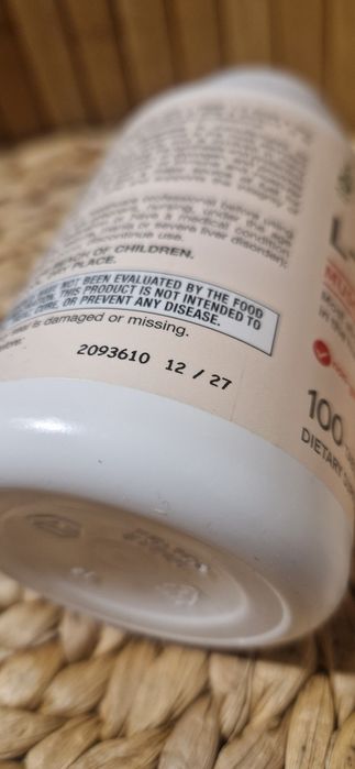 L-glutamina, 1000 mg, 100 tabletek