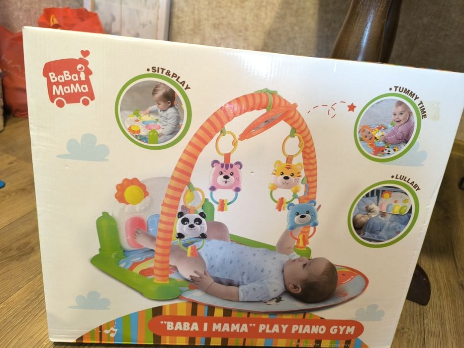 Ігровий розвивальний килимок для дітей ,музичний із піані