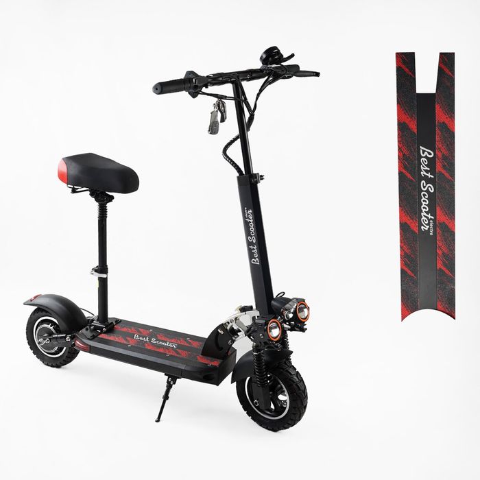 Електросамокат Best Scooter з сидінням | 800W | 48V15Ah | 10” |  Новий