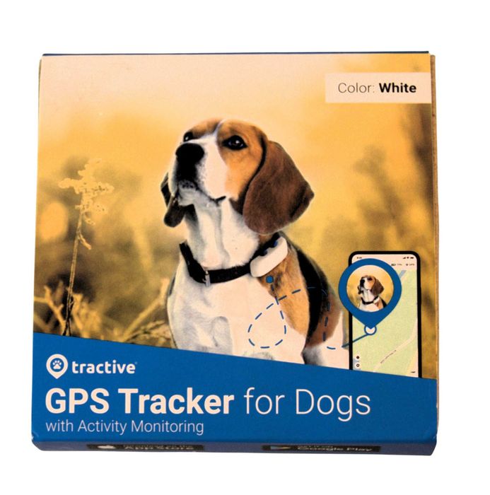 Tractive GPS DOG 4 Lokalizator dla Psów LTE/4G Biały Wodoodporny