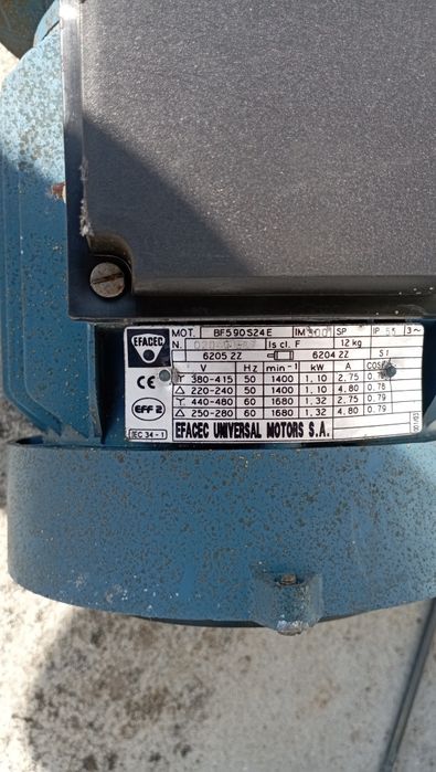 Motor trifásico 1.1Kw64281319992707121