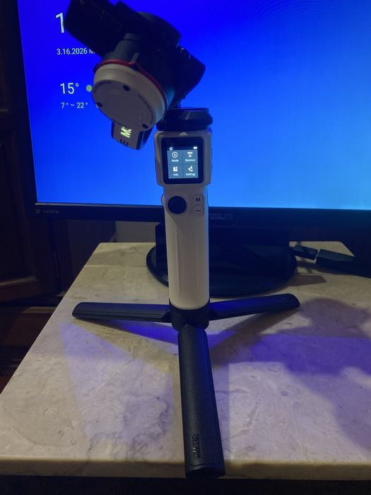 Gimbal Zhiyun Crane‑M3 praticamente novo – estabilizador câmara