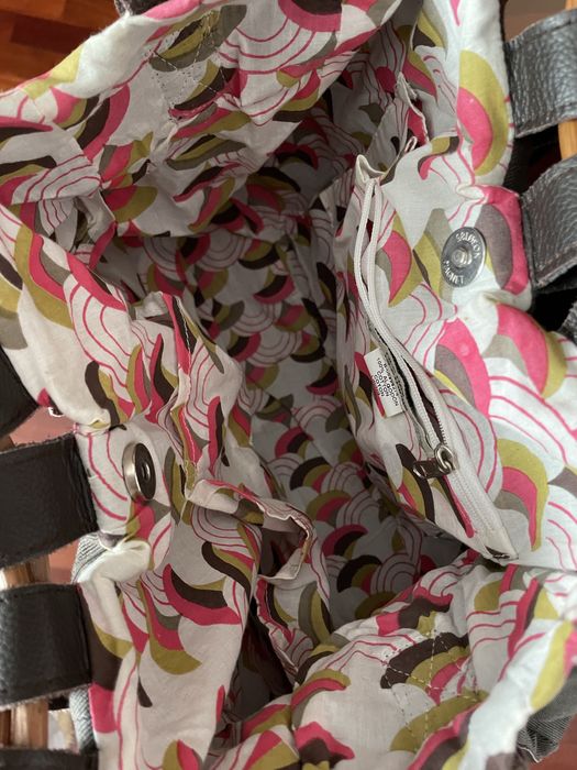 Mala castanha com forro colorido64730159526018121