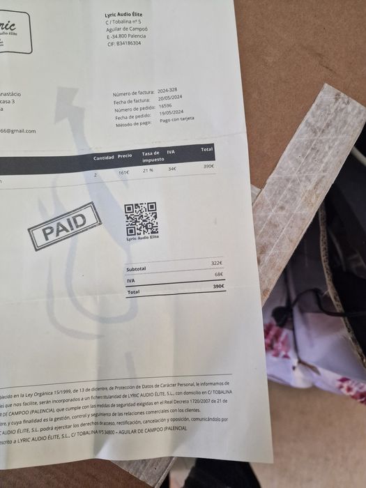 Amplificador Cary 300b sei