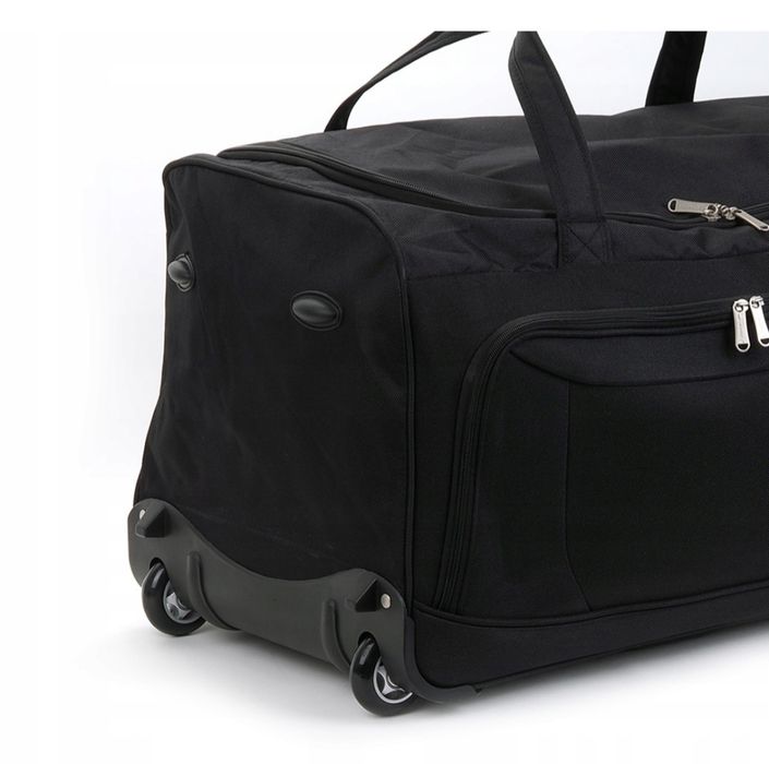 Torba podróżna laurent L 150l czarna 2290 kółka