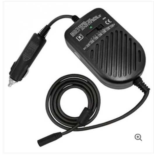 Автомобильная зарядка для ноутбука от прикуривателя, акамулятора 12В