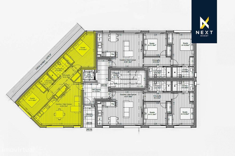 Apartamento T2 Novo em Construção – Viseu, a 5 Minutos do Centro — Rio de Loba, Viseu