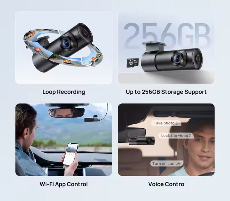 Автомобільний відеореєстратор Xiaomi 70mai  M310 Plus 2K